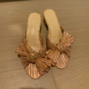 Loeffer Randall Emilia Pleated Bow Heel